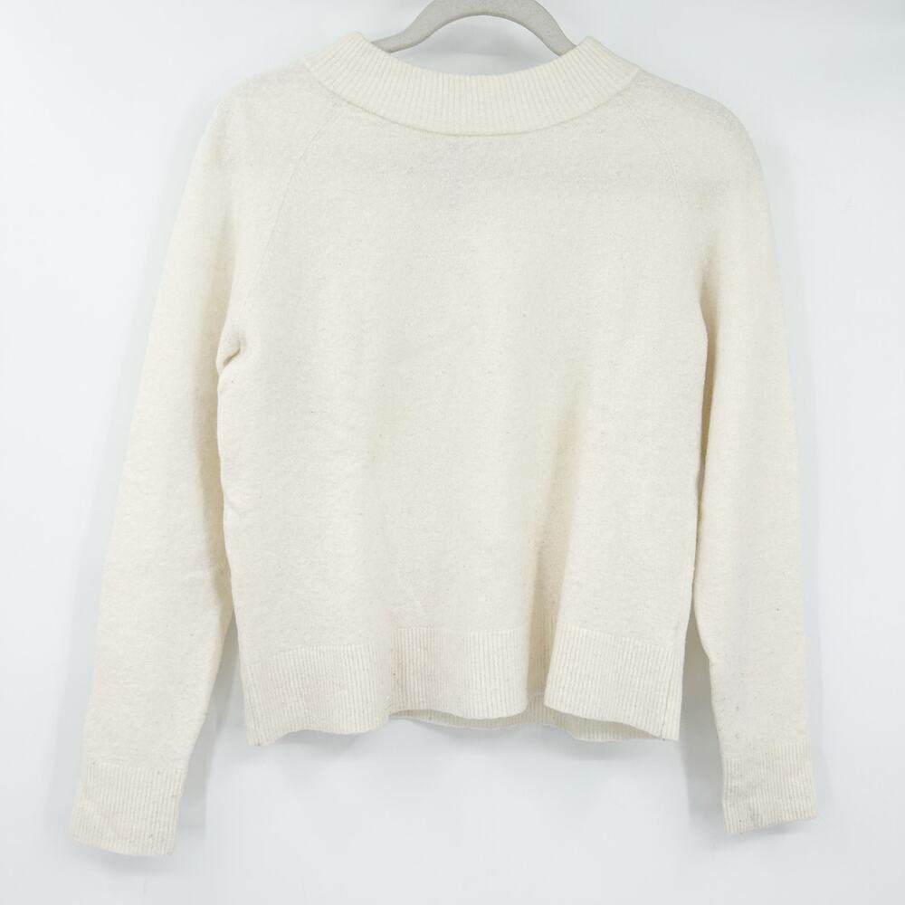 Athleta Womens Hawthorn Extra Fine Merino Wool Blend Crewneck Sweater XS Dove‎